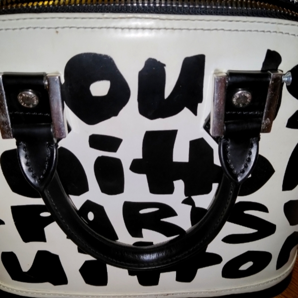 Louis Vuitton graffiti purse